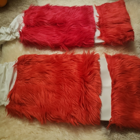 Brand new!!! Red legwarmers - Picture 2 of 4